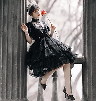 Amazon.co.jp: [kzzkoo] ワンピース ロリータ ドレス ゴシック